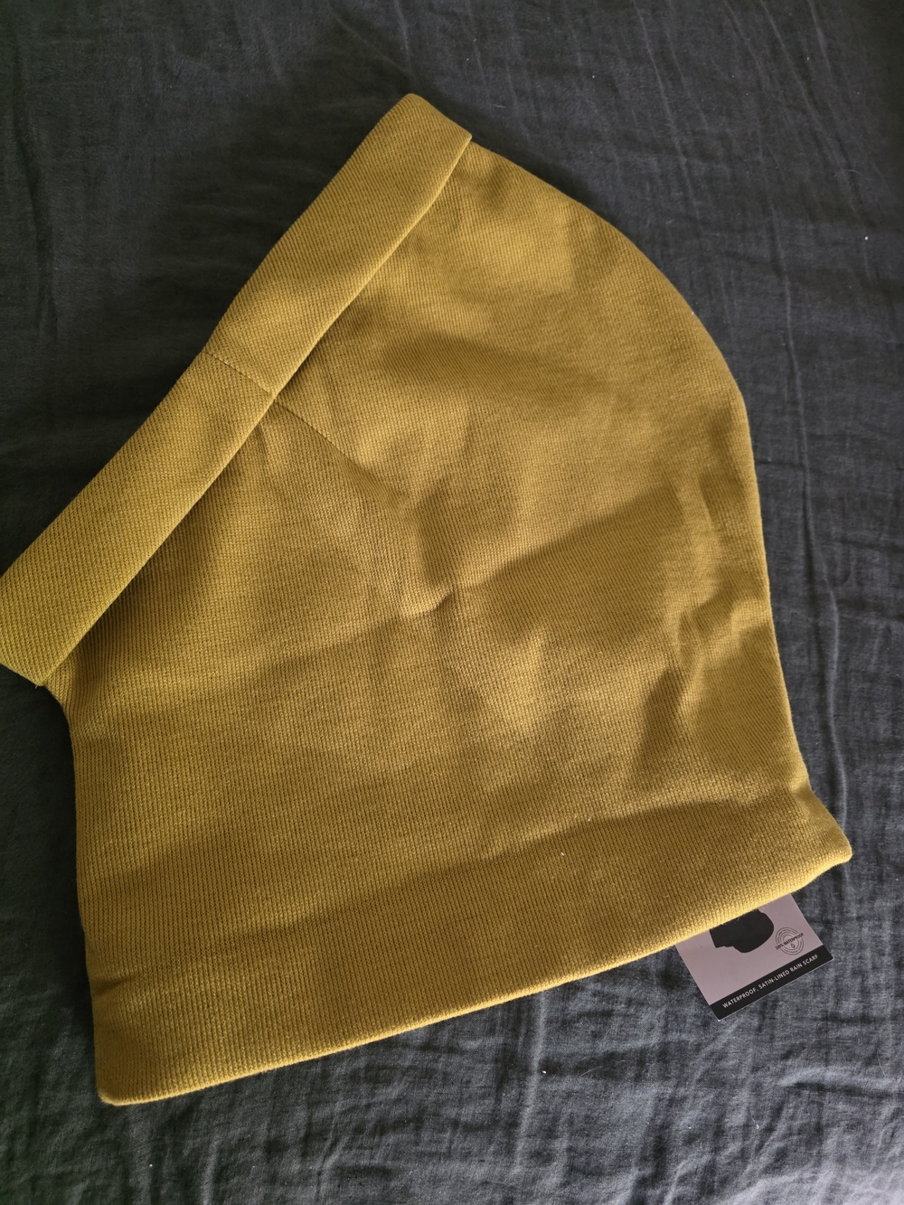 Mustard Yellow Waterproof Scarf